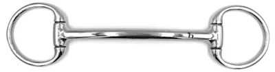 Olivenkopf-Stangengebiss, Edelstahl, Ring 55 mm, 14 mm, 14,5 cm