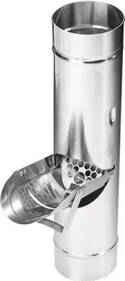 Produktbild von Zambelli Wasserablaufklappe mit Sieb Titanzink Ø 80 mm