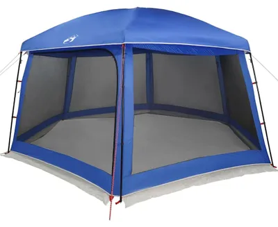 Produktbild von vidaXL Poolzelt mit abnehmbarem Überzelt Netzwänden Azurblau 618x532cm