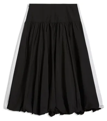Produktbild von PUMA T7 BALLOON WOVEN MIDI SKIRT Schwarz