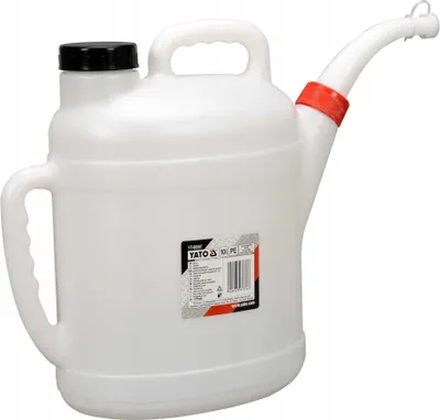 Produktbild von Profi Ölkanne Füllkanne Ölkanister Kanne Öler m. Ausgussrohr Messkanne 1L 3L 5L 10L, Ausführung:Kanne 10L - YT-06987