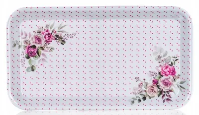 Produktbild von Banquet Rose Serviertablett Melamin Kunststoff rechteckig 29,5x16,5 cm