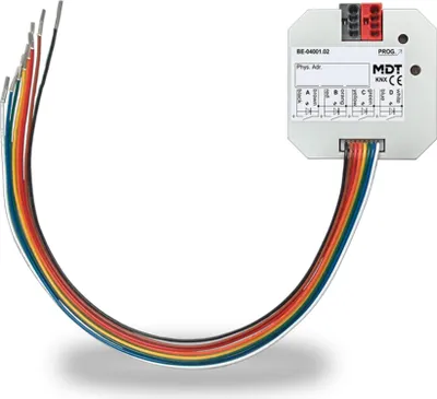 Immagine prodotto di MDT KNX Interfaccia pulsante quadrupla per contatti a potenziale zero Up, 1 pz.