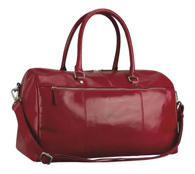 Produktbild von LEONHARD HEYDEN Leder Reisetasche Umhängetasche Cambridge Travel Bag Red dunkelrot