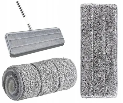 Produktbild von Moppbezug Mikrofaser 41x12cm Flachmopp Ersatzbezug Wischbezug