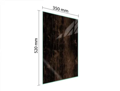 Immagine prodotto di Tagliere in vetro 35x52 legno
