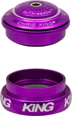 Image de Jeu de direction Chris King InSet I8 Tapered, roulement en acier inoxydable, 1 1/8"-1 1/4", GripLock,