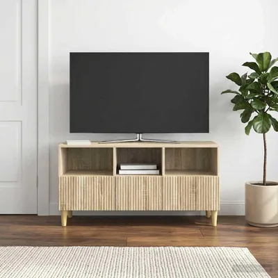 Obrázek produktu pro vidaXL TV skříňka Sonoma dub 102 x 34,5 x 50 cm dřevotřísková deska