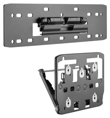 Produktbild von No Gap TV-Wandhalterung für 75 Zoll TVs, Wandabstand 18-86mm, Tragkraft 50 Kg, Matt Schwarz