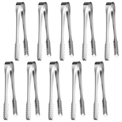 Produktbild von Zuckerzange - 10 Stück Set aus Edelstahl - für Candybar - 15 cm Länge