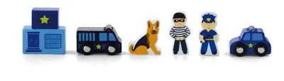 Productafbeelding van Viga 50814 Treinset - Accessoires: Politiebureau