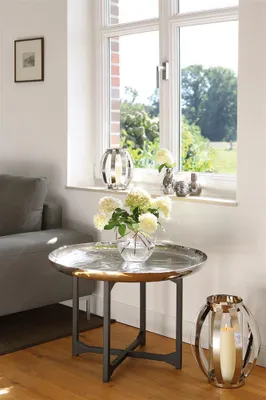 Produktbild von Fink PASCAL, Schale, vernickelt, silberfarben, L. 75 cm, B. 75 cm, H. 7 cm, D. 75 cm Höhe: 7.00 cm Breite: 75.00 cm Tiefe: 75.00cm Durchmesser: 75.00 cm 156075