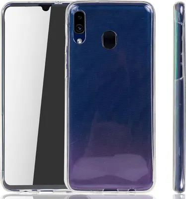 Zdjęcie produktu dla Etui Samsung Galaxy A20e Etui 360 Etui ochronne na telefon komórkowy Pełna obudowa TPU Przezroczysta