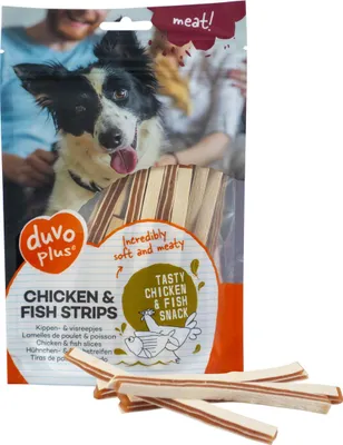 Immagine prodotto di DUVO+ Carne! Morbidi bocconcini per cani con pollo e pesce 80g, 65341091