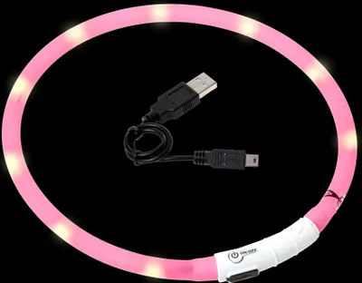 Produktbild von Karlie - Visio Light Led Halsband Pink 70Cm