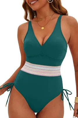 Produktbild von Damen-Badeanzug Einteilig Mit Hoher Taille Figurformend M