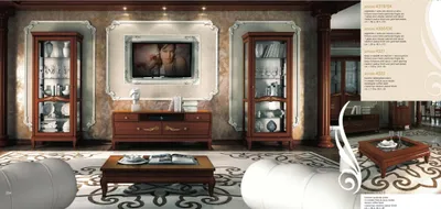 Produktbild von rtv Set 3tlg. Wohnzimmer Vitrine TV Moderne Holz Möbel Schrank Stil Neu Gruppe