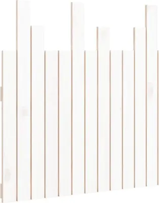 Produktbild von vidaXL Wand-Kopfteil Weiß 82,5x3x80 cm Massivholz Kiefer