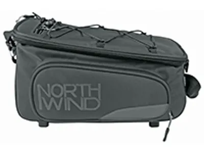 Produktbild von Northwind Smartbag Classic, schwarz  10 Liter Gepäckträgertasche mit ausklap...