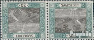 Produktbild von Briefmarken Saarland 1921 Mi 58 Kehrdruck II postfrisch Landschaftsbilder (I)