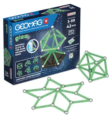 Produktbild von Geomag Glow Recycled, Neodym-Magnet-Spielzeug, 3 Jahr(e), Mehrfarbig