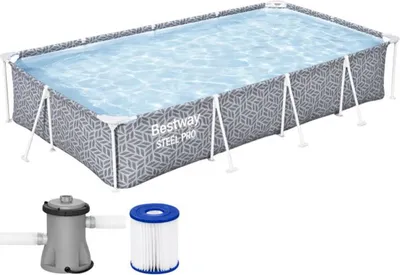 Obrázek produktu pro Bestway 561FV Bestway Bazén s rámem 366 x 201 x 66 cm, 4 000 l, 7 v 1