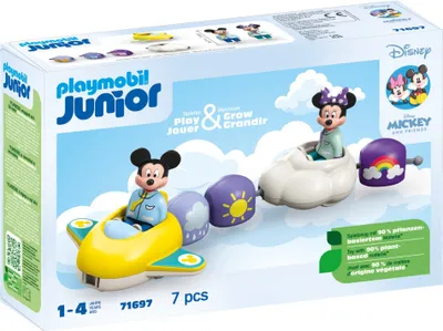 Image de PLAYMOBIL Junior Mickey Mouse Train des nuages - 71697