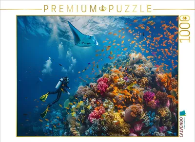 Produktbild von CALVENDO Puzzle Das große Riff | 1000 Teile Lege-Größe 64x48cm Foto-Puzzle für glückliche Stunden
