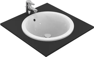 Produktbild von Ideal Standard Einbauwaschtisch CONNECT rund 480 mm weiß