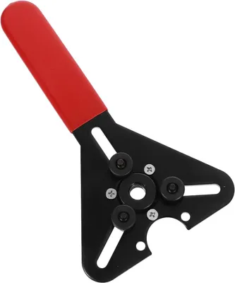 Productafbeelding van Grote, draagbare gereedschapskist - Multifunctioneel clipsysteem voor schroeven - Rood, geel, zwart
