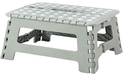 Klappbarer Tritthocker 21 cm PVC, rutschfest, bis 120 kg