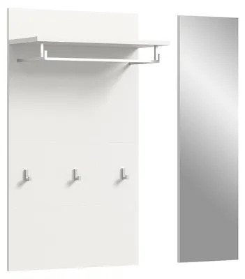 Immagine prodotto di Jam garderobe opstelling 2 delen wit.