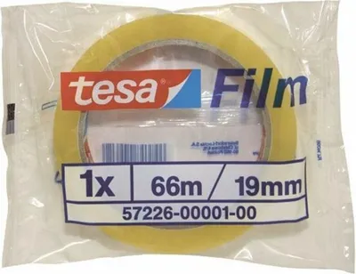 Immagine prodotto di TESA - Nastro da imballaggio standard 66mx19mm trasparente | Scatola esterna 8 pezzi