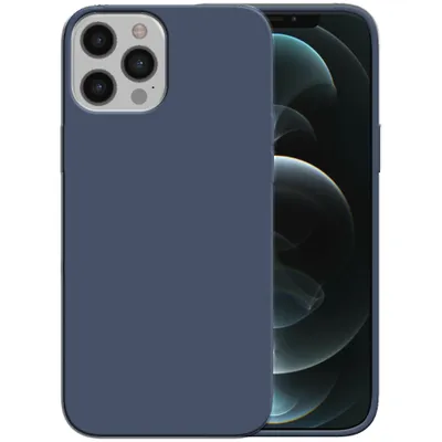 Obrázek produktu pro Smartphonica Silikonové pouzdro pro iPhone 12 Pro Max s měkkým vnitřkem - tmavě modré