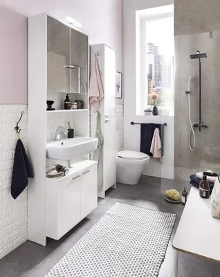 Immagine prodotto di Mobile alto da bagno - In legno - Bianco lucido - 361 x 197 x 197 cm (L x P x A)