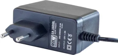 Zdjęcie produktu dla EA 1024A: zasilacz 12 V/2 A, wtyczka DC 2,5/5,5