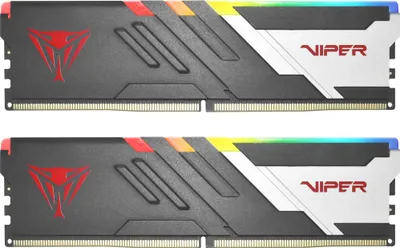 Produktbild von DIMM 32 GB DDR5-7000 (2x 16 GB) Dual-Kit (schwarz, PVVR532G700C32K, Viper Venom RGB, INTEL XMP)