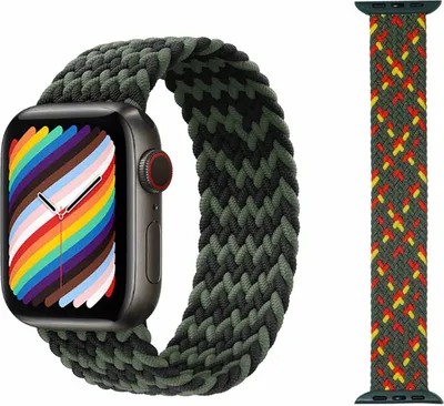 Obrázek produktu pro Pro Apple Watch Series 9 8 7 41 / 6 SE 5 4 40 / 3 2 1 38mm Náhradní nylonový řemínek k hodinkám