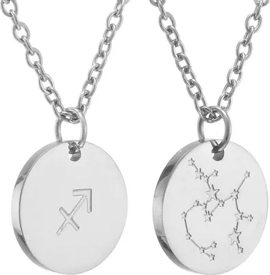 Produktbild von AfSTALR Sternzeichen Kette Silber Schütze Horoskop Mutter Tochter Frauen Geschenk
