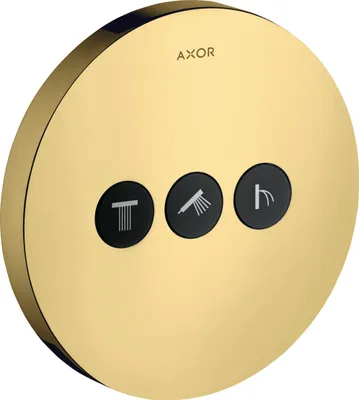 Immagine prodotto di hansgrohe AXOR Starck ShowerSelect Robinet rond encastré pour 3 consommateurs, 36727990, 36727990