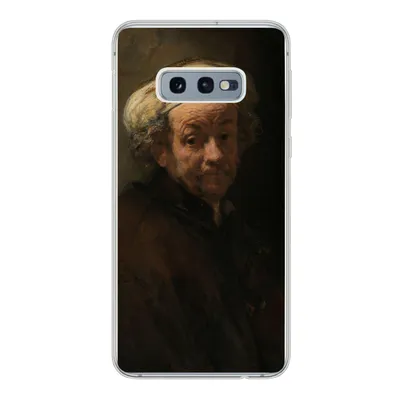 Produktbild von MuchoWow® Handyhülle Schutzhülle Hülle für Samsung Galaxy S10e Selbstbildnis als Apostel Paulus - Gemälde von Rembrandt van Rijn Silikon Softcase Handy Hülle - Handy