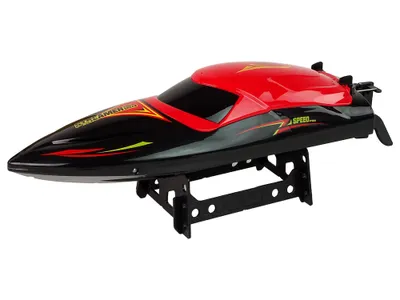 Obrázek produktu pro LEAN Toys 15355 Motorový člun na dálkové ovládání R/C 2,4 GHz, červený
