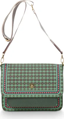 Produktbild von Pip Studio Cross Body Flap Clover  25x7x20cm Farbe Green AL