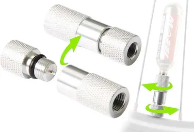 Produktbild von Massi Air Control Regulator Cartridge Co2 Pumpe Grau Grau One Size