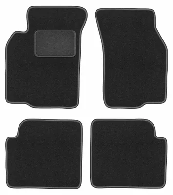 Obrázek produktu pro Velurové autokoberce pro: Mitsubishi Colt V (CJ0) 1996-2003 (hatchback) – sada 4 ks, grafitové, na míru – Wielganizator LUX