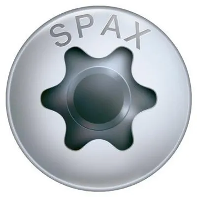 Produktbild von Spax Holzschraube Rundkopf T-STAR+ T20 WIROX 5X80 Mit Gewinde 61