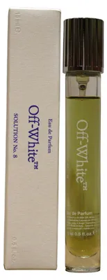 Obrázok produktu pre Off-White SOLUTION No. 8, Unisex, 15 ml, Nádoba na jedno použitie, Tekutý parfém, Sprej, ALCOHOL DENAT., PARFUM (FRAGRANCE), LIMONENE, AQUA ((WATER), LINALOOL, ETHYLHEXYL METHOXYCINNAMATE...