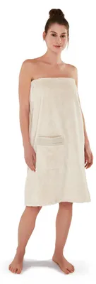 Obrázok produktu pre Saunový bavlnený froté sarong WELLNESS, natural