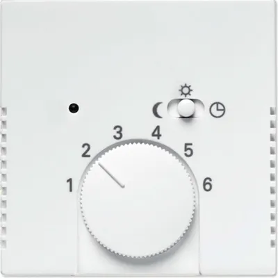 Produktbild von BJ carat Thermostat-Abdeckung 1795-84 davos/ studioweiss