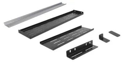 Obrázek produktu pro DELOCK 19 Hutschienenhalterung 4 HE, schwarz